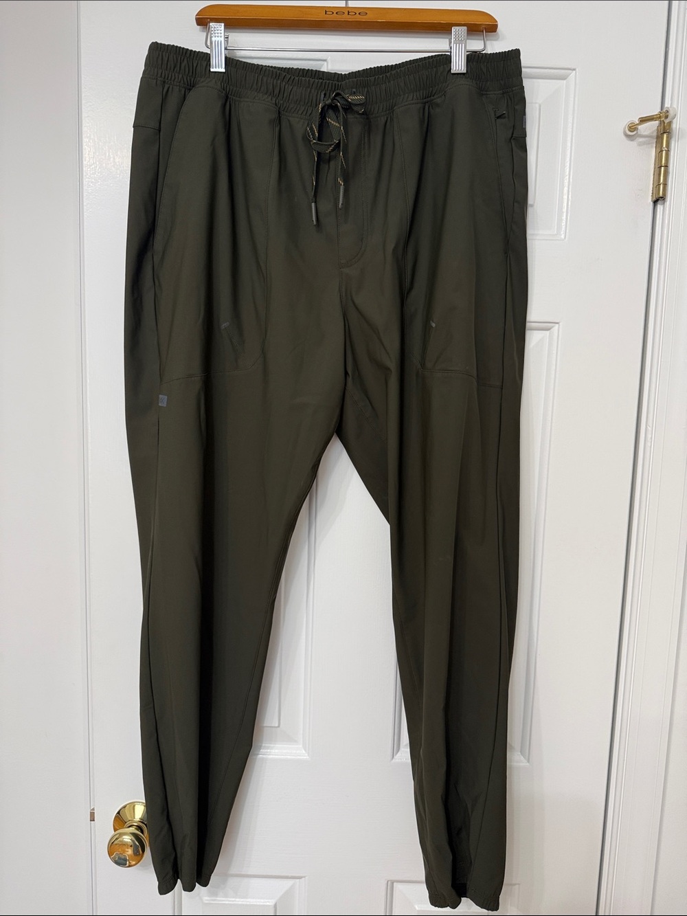 Rhone Pursuit Olive Drawstring Jogger Pants - Picture 3 of 7